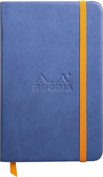 Rhodia Notizbuch Rhodiarama A6 10,5x14,8cm 96 Blatt 90g liniert saphir (118648C)