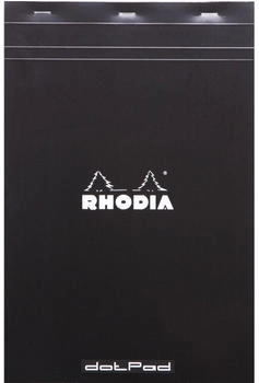Rhodia Schreibblock DotPad Nr. 19 21x31,8cm 80 Blatt dot-Lineatur schwarz (19559C)