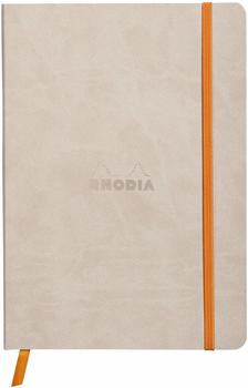 Rhodia Notizbuch Flex A5 liniert 90g/qm 80 Blatt beige (117405C)