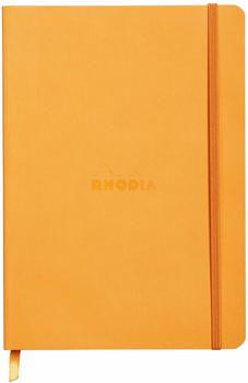 Rhodia Notizbuch Flex A5 liniert 90g/qm 80 Blatt orange (117415C)