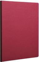 Notizbuch A4 AgeBag Leinenoptik blanko 96 Blatt rot