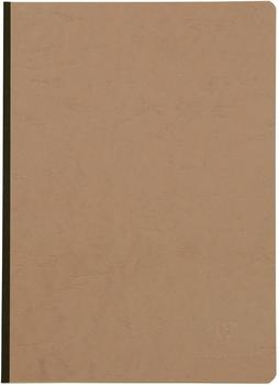 Clairefontaine Notizbuch A4 AgeBag Leinenoptik liniert 96 Blatt braun (79146C)