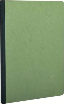 Clairefontaine Notizbuch A5 AgeBag Leinenoptik blanko 96 Blatt grün (795403C)