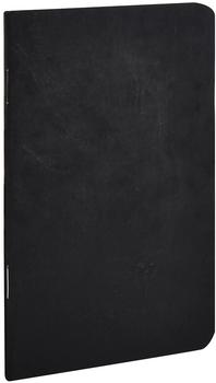 Clairefontaine Notizheft 9x14cm AgeBag gebunden liniert 48 Blatt schwarz (734161C)
