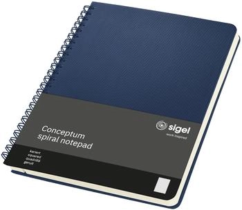 sigel Spiralblock Conceptum A5 kariert Hardcover midnight blue (CO826)