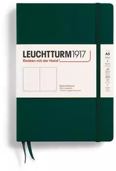 Leuchtturm1917 Notizbuch Medium Hardcover A5 Natural Colours Forest Green Blanko