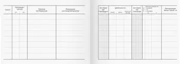 Brunnen Fahrtenbuch „für Kraftfahrzeuge“ | A6 quer, 80 Seiten, Karton, sortiert