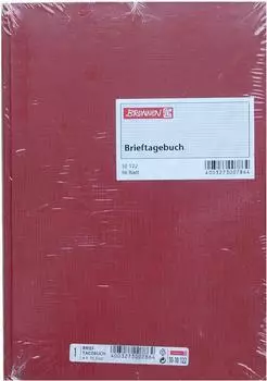 Brunnen K&ouml;nig & Ebhardt Post-Ein- und Ausgangsbuch | A4, 192 Seiten, Kunststoff, grau