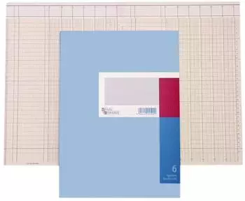Brunnen König & Ebhardt Spaltenbuch mit Kopfleiste | A4, 192 Seiten, mit Seitenzahlen, 6 Spalten, Kunststoff, grau