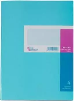 Brunnen König & Ebhardt Spaltenbuch mit Kopfleiste | A4, 80 Seiten, 4 Spalten, Karton, magenta/hellblau