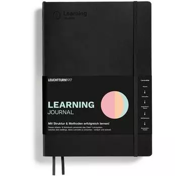 Leuchtturm1917 Learning Journal Composition B5 Flexcover Schwarz Deutsch (367496)