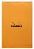 Rhodia Notizblock Nr. 19 A4+ 21x31,8cm 80 Blatt 80g liniert mit Rand orange (19600C)