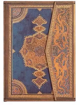Paperblanks Hardcover Notizbuch Safawidisch Indigo, Midi, Liniert