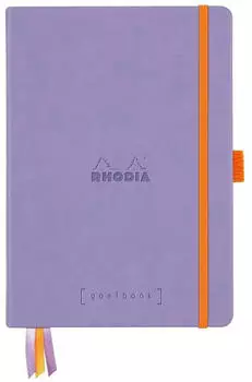 Rhodia Goalbook Hardcover A5 Dotted, Iris (118578C)