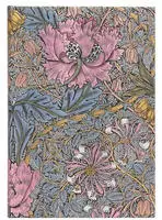 Hardcover Notizbuch Morris Heckenkirsche in Pink, Midi, Liniert