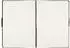Idena Notizbuch A4 blanko, 5er-Set, 192 Blatt 80g/m², Hardcover schwarz (10053-5)