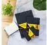 Idena Notizbuch A4 blanko, 5er-Set, 192 Blatt 80g/m², Hardcover schwarz (10053-5)