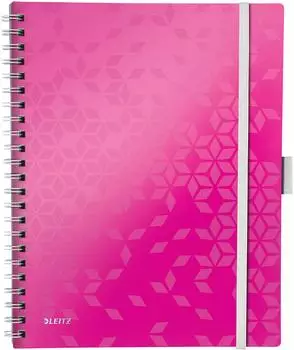 Leitz WOW Be Mobile Collegeblock A4 liniert 80 Blatt 80g Rosa (46440023)