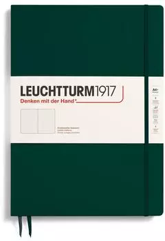 Leuchtturm1917 Master Slim Notizbuch (A4+) Hardcover, Forest Green, Punktraster (370272)