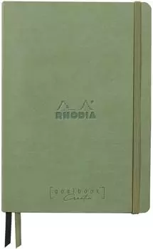 Rhodia Goalbook Creation Notizbuch A5 dotted, Kunstleder, celadon (194446C)