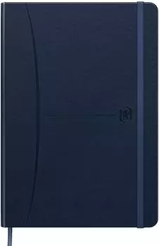 Oxford Signature Notizbuch A5, kariert, blau, 80 Blatt (400154944)