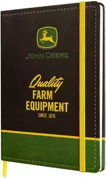 Nostalgic Art Retro Notizbuch John Deere Farm Equipment Logo Black, A5, dotted (54011)