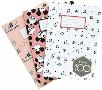 Erik Mickey Mouse Notizbuch-Set A6, liniert/blanko/gepunktet, 3-teilig (PCA6004)
