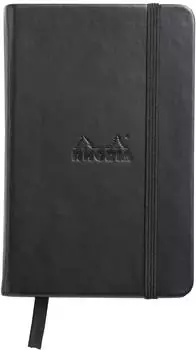 Rhodia Webnotebook A6 liniert, 192 Seiten, schwarz (118069C)