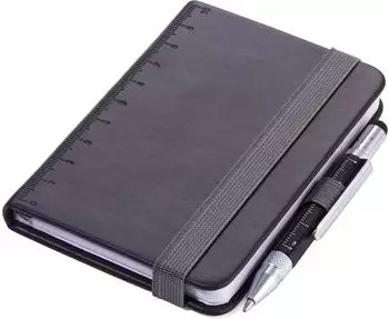 Troika Lilipad+Liliput Notizblock A7 blanko, Kugelschreiber, Lesezeichen (NPP25/BK)