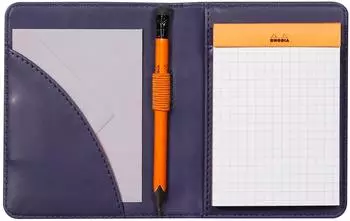 Rhodia Rhodiarama Mappe N&deg;11, A7, nachtblau, Kunstleder (211005C)