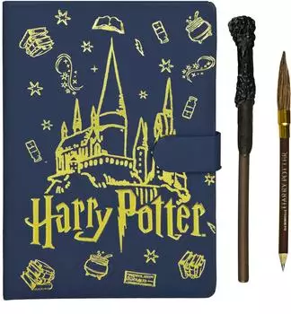 Undercover Harry Potter Schreibset Tagebuch A5, Magnetverschluss, 80 Blatt (HPIF2143)