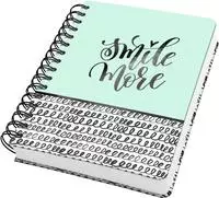 sigel JN623, sigel Spiralbuch Jolie Inspire "Curly Mint", DIN A5 168 x 215 mm,