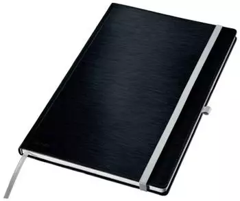 Leitz Style Notizbuch A4 liniert, Hardcover, Satin Schwarz (44751094)