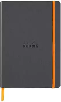 Rhodia Rhodiarama Notizbuch A5 Softcover liniert, titan (117385C)
