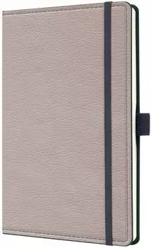 sigel Conceptum Notizbuch A5 dotted, Hardcover, Leder-Look beige (CO693)