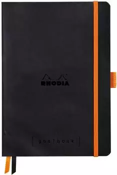 Rhodia Goalbook A5, gepunktet, Softcover, schwarz (117571C)