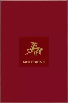 Moleskine Jahr des Pferdes Notizbuch L/A5, liniert, VEGEA®, rot (LECNYHRSQP060VGBOX)