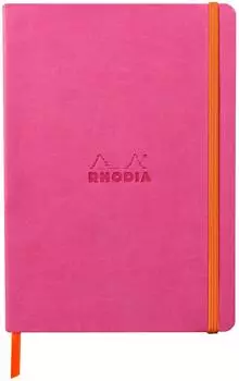 Rhodia Rhodiarama Notizbuch A5 Softcover, punktkariert, fuchsia (117445C)