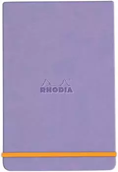 Rhodia Webnotepad A5 liniert, Kunstleder, Iris (194392C)