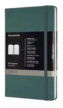 Moleskine Pro Notizbuch Large A5, Hardcover, waldgrün (PROPFNTB3HK19)