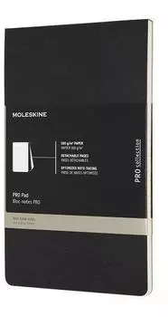 Moleskine Pro Pad Large, liniert, Kartoneinband, schwarz (PROPAD3BK)