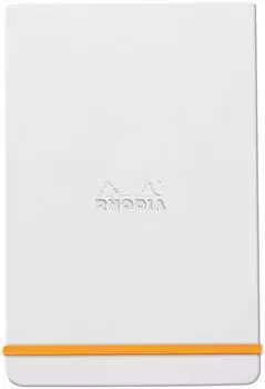 Rhodia Webnotepad Notizbuch wei&szlig;, liniert, 9x14cm, 192 Seiten (194345C)