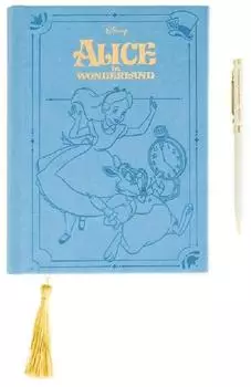 Erik Disney Alice im Wunderland Geschenkset A5 Notizbuch + Kugelschreiber (SCPA5B03)
