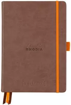Rhodia Goalbook A5 120 Blatt, punktkariert, Hardcover, schokoladenbraun (118572C)