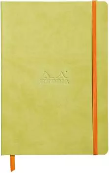 Rhodia Rhodiarama Notizbuch A5 Softcover, punktkariert, anisgrün (117456C)