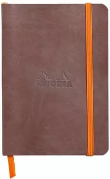 Rhodia Rhodiarama Notizbuch A6 liniert, schokolade (117303C)