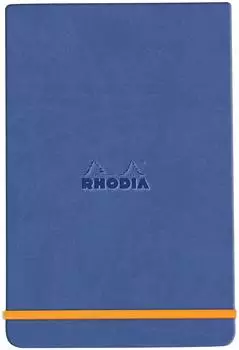 Rhodia Webnotepad Rhodiarama A5, liniert, Simili-Leder, saphir (194391C)