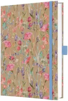 sigel Jolie Pure "Wildflowers" Notizbuch A5, liniert (JN853)