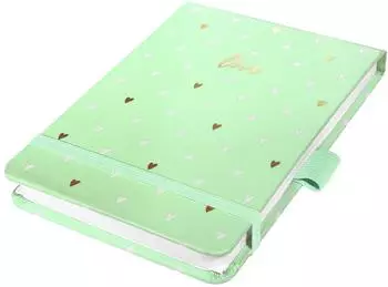 sigel Jolie Beauty "Mint Love" Notizblock DIN A6+, dotted, 158 Seiten (JN396)