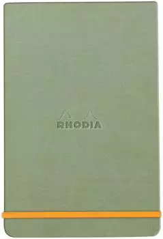 Rhodia Webnotepad Notizbuch A6, liniert, Kunstleder, Celadon (194355C)